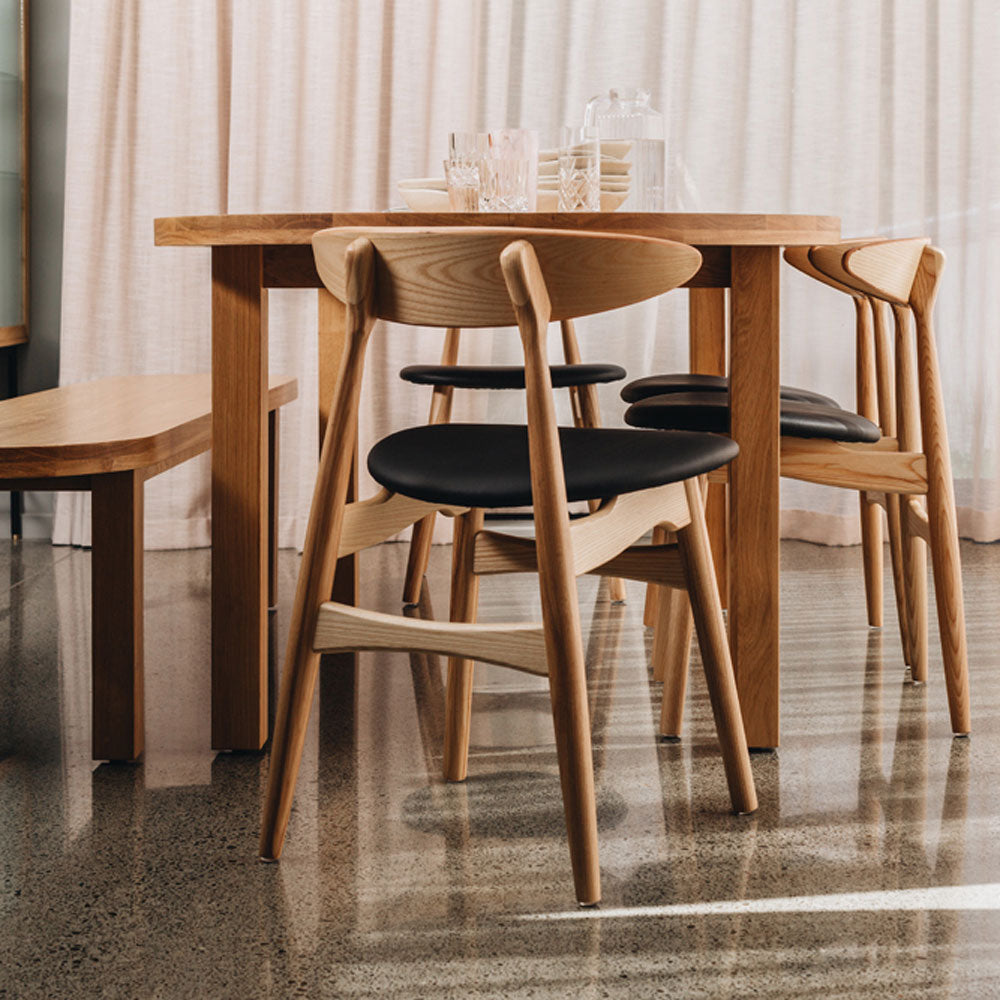 Arc Bench Seat | Natural Oak