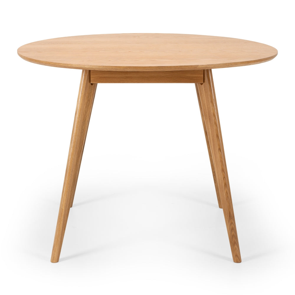 RADIUS OAK ROUND DINING TABLE