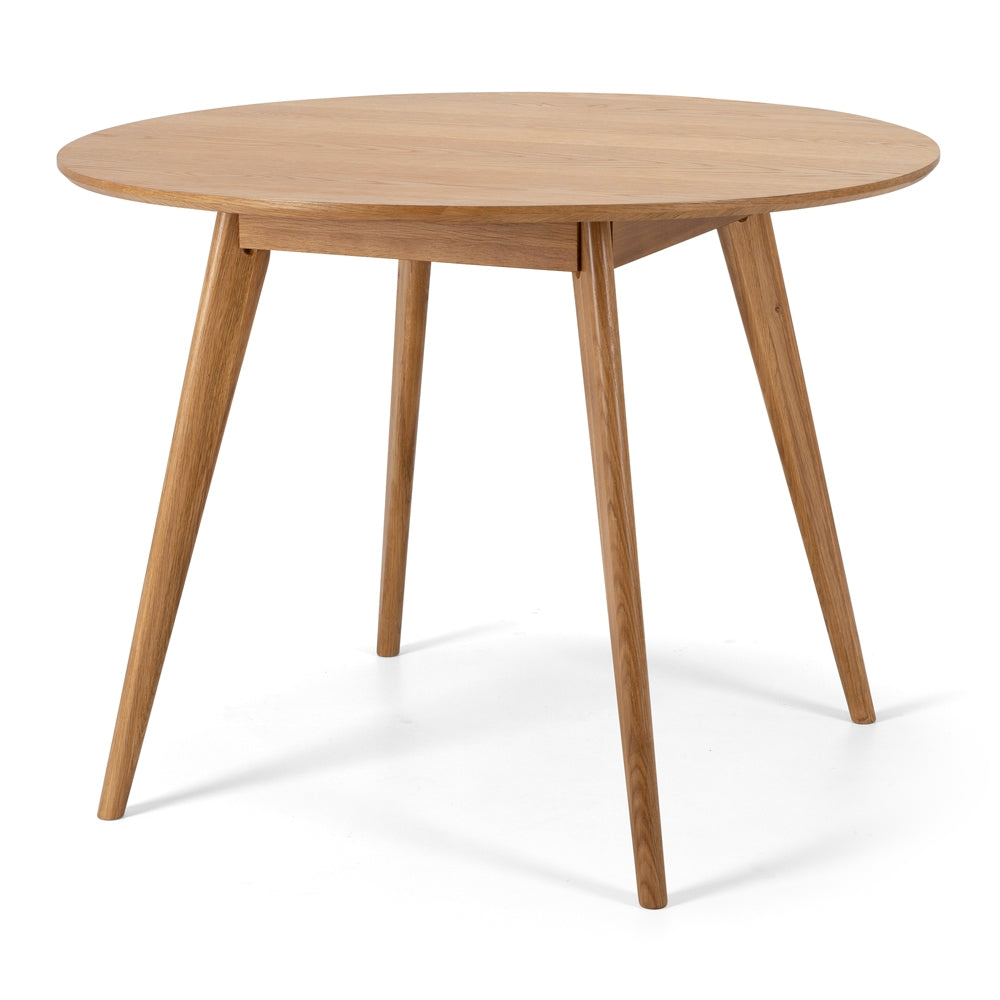 RADIUS OAK ROUND DINING TABLE