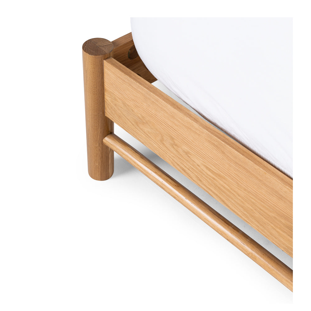 MEIKO SOLID OAK SLAT BED | SUPER KING
