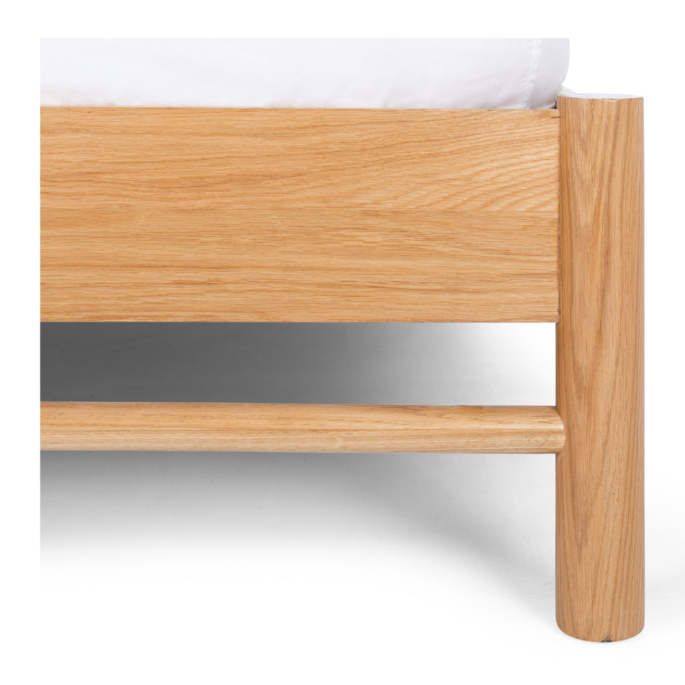 MEIKO SOLID OAK SLAT BED | SUPER KING