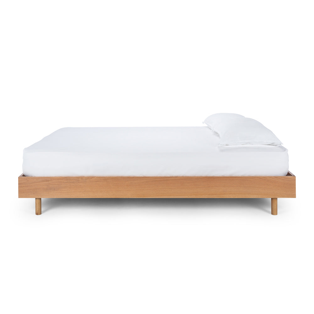 NIKKO OAK SLAT BED | SUPER KING