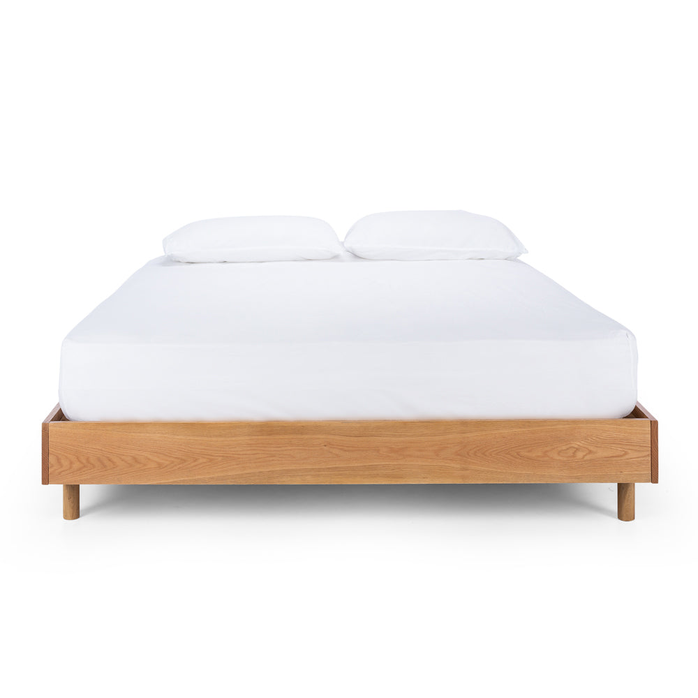 NIKKO OAK SLAT BED | SUPER KING