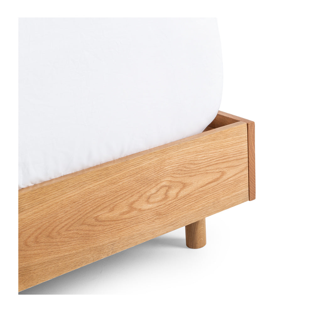 NIKKO OAK SLAT BED | SUPER KING