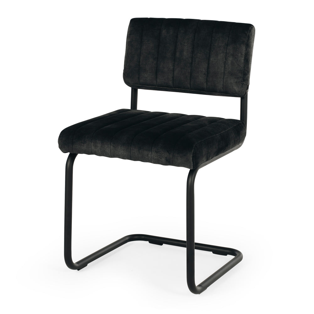 BLAKE DINING CHAIR | VELVET ANTHRACITE