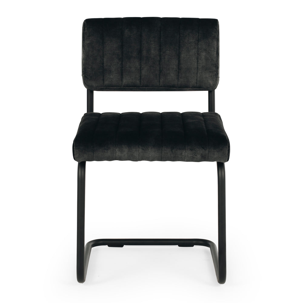 BLAKE DINING CHAIR | VELVET ANTHRACITE