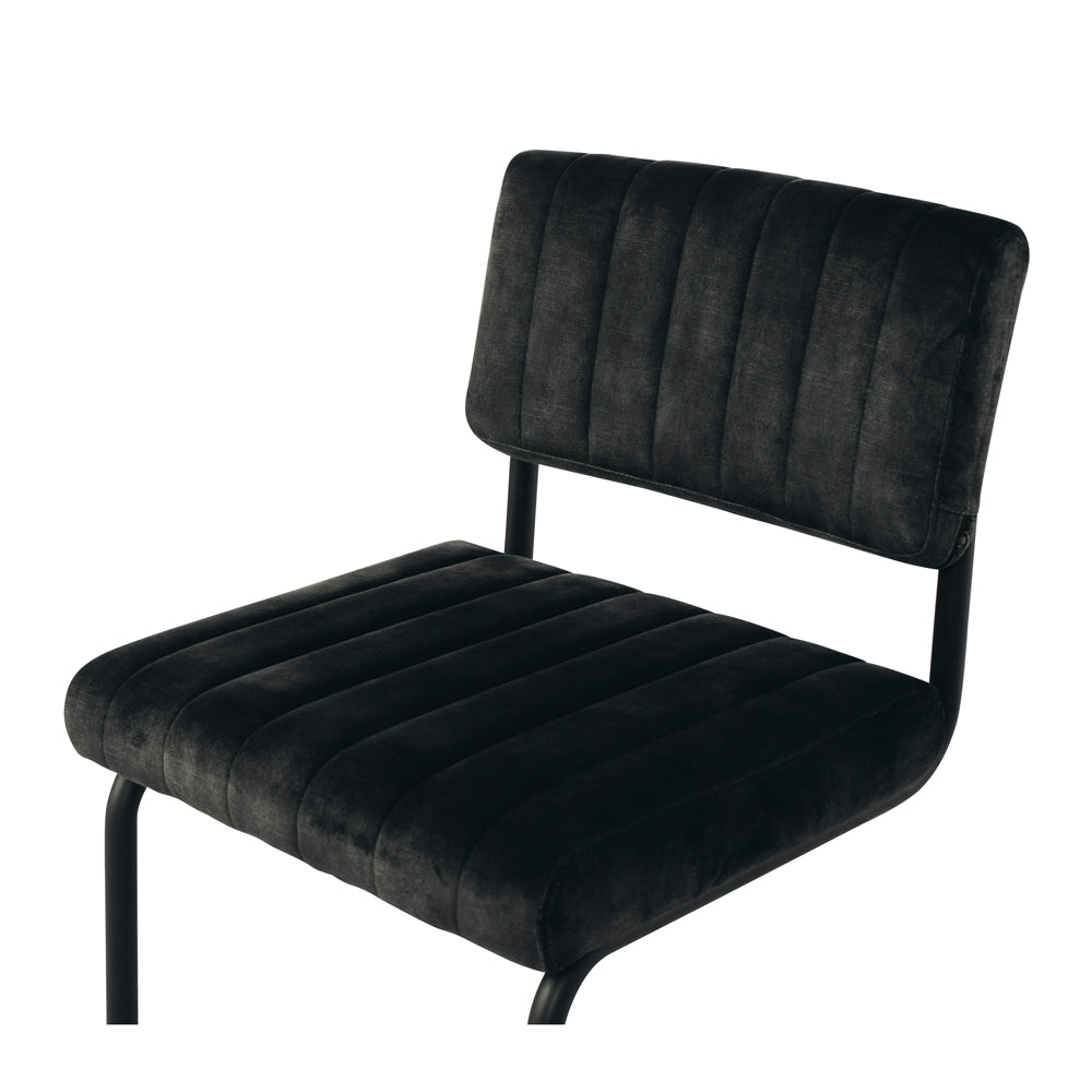 BLAKE DINING CHAIR | VELVET ANTHRACITE