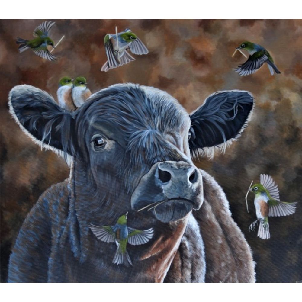DRAWING STRAWS | MARIE REID-BEADLE | CANVAS READY TO HANG | NZ MADE