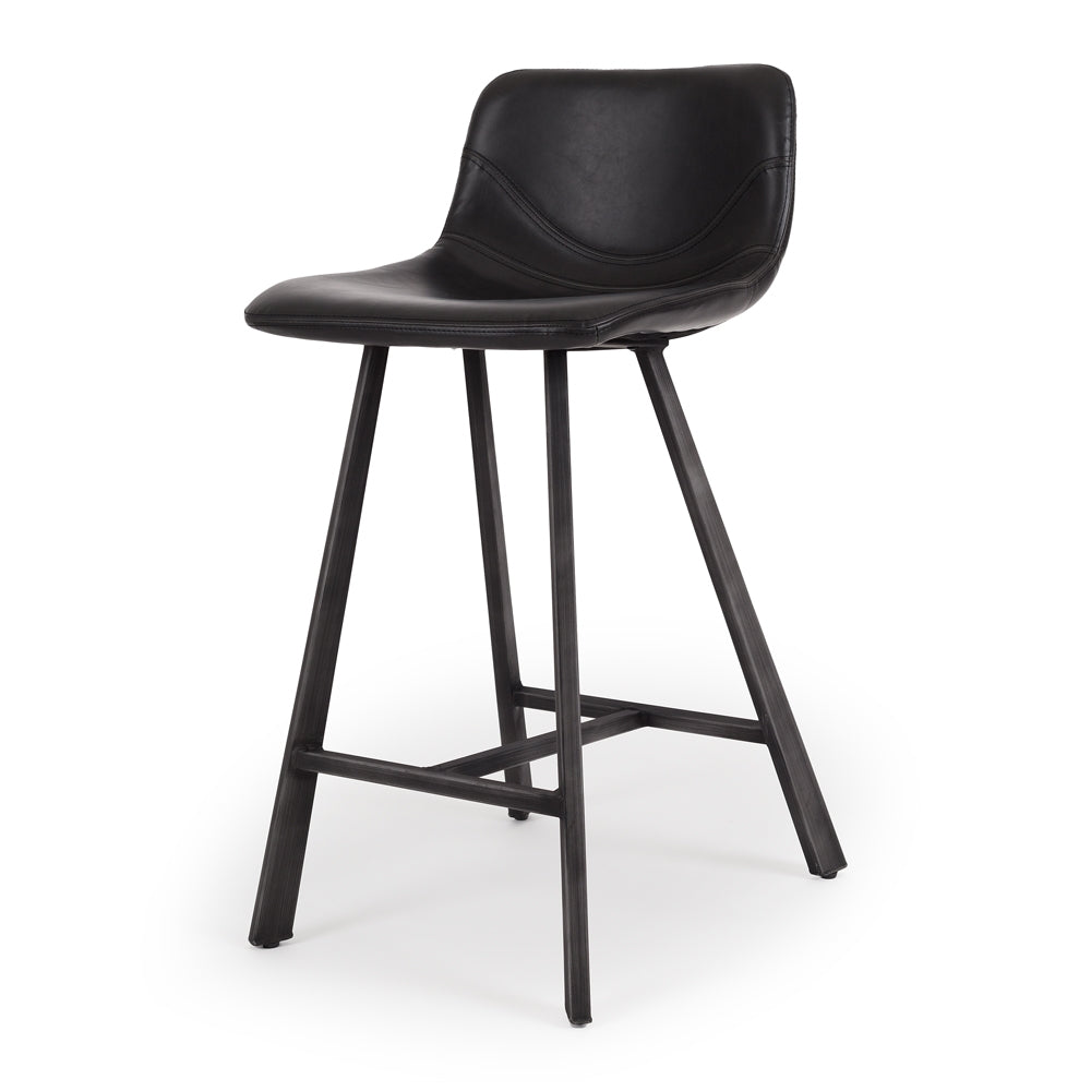 RUSTIC BARSTOOL | BLACK