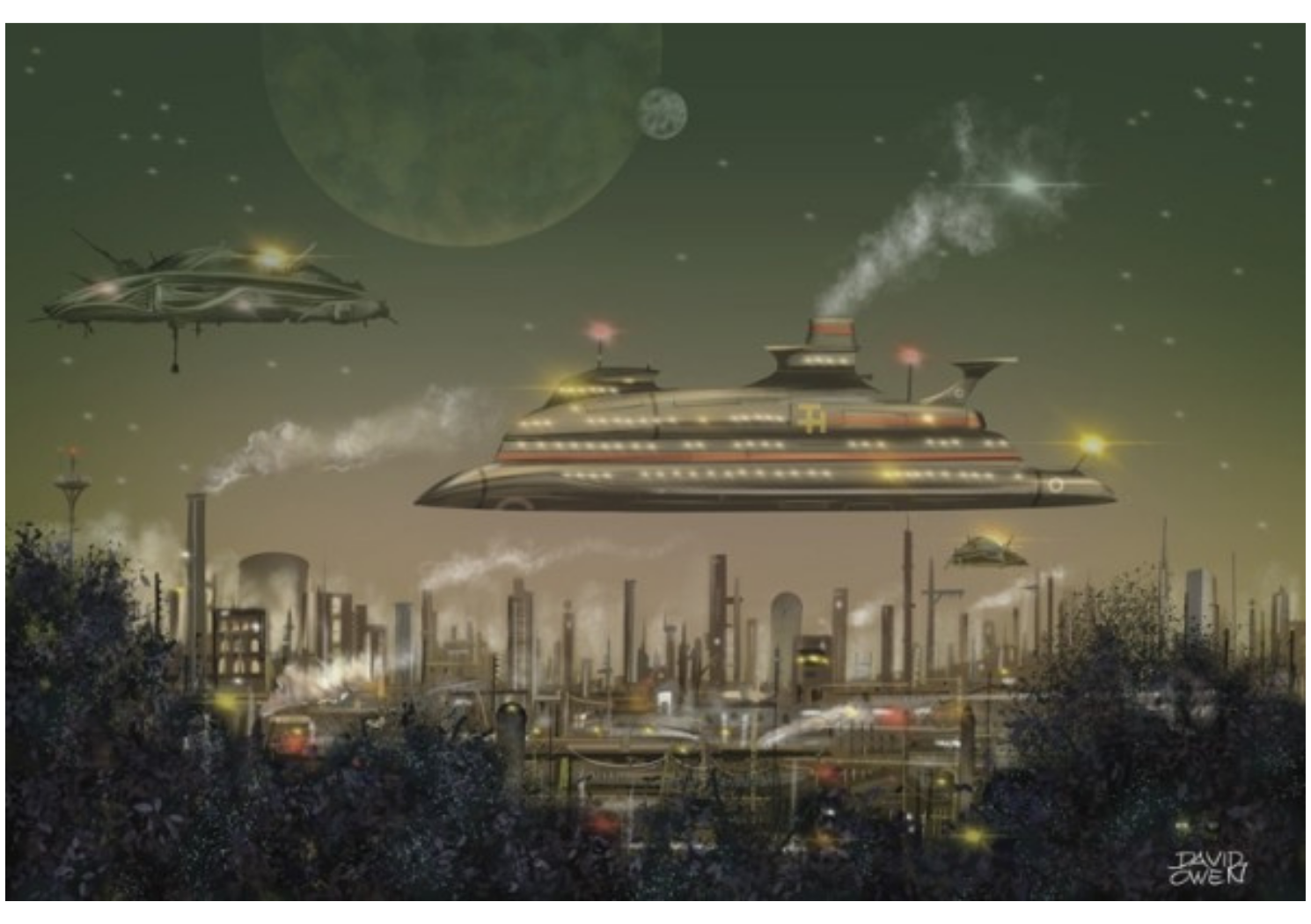FUTURE CONCEPT | CANVAS STRETCHED READY TO HANG | DAVID OWEN | NZ MADE