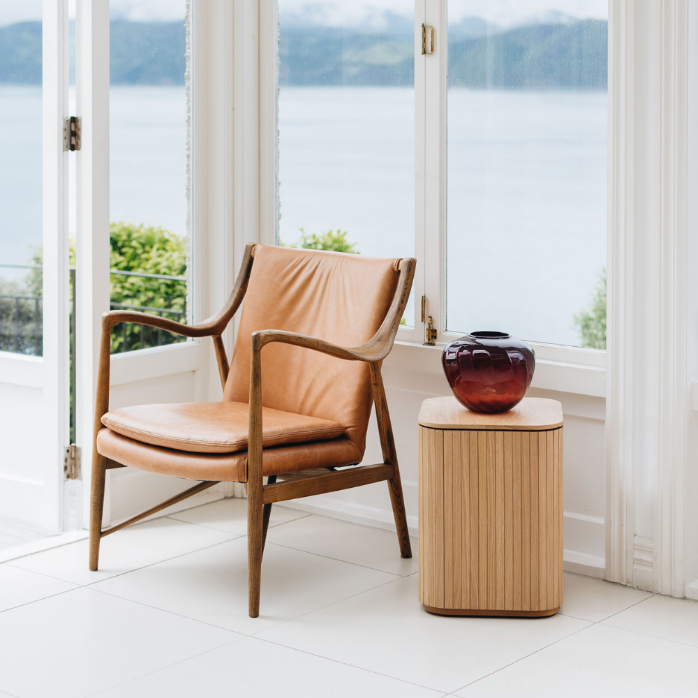 FINN LEATHER ARMCHAIR | COGNAC