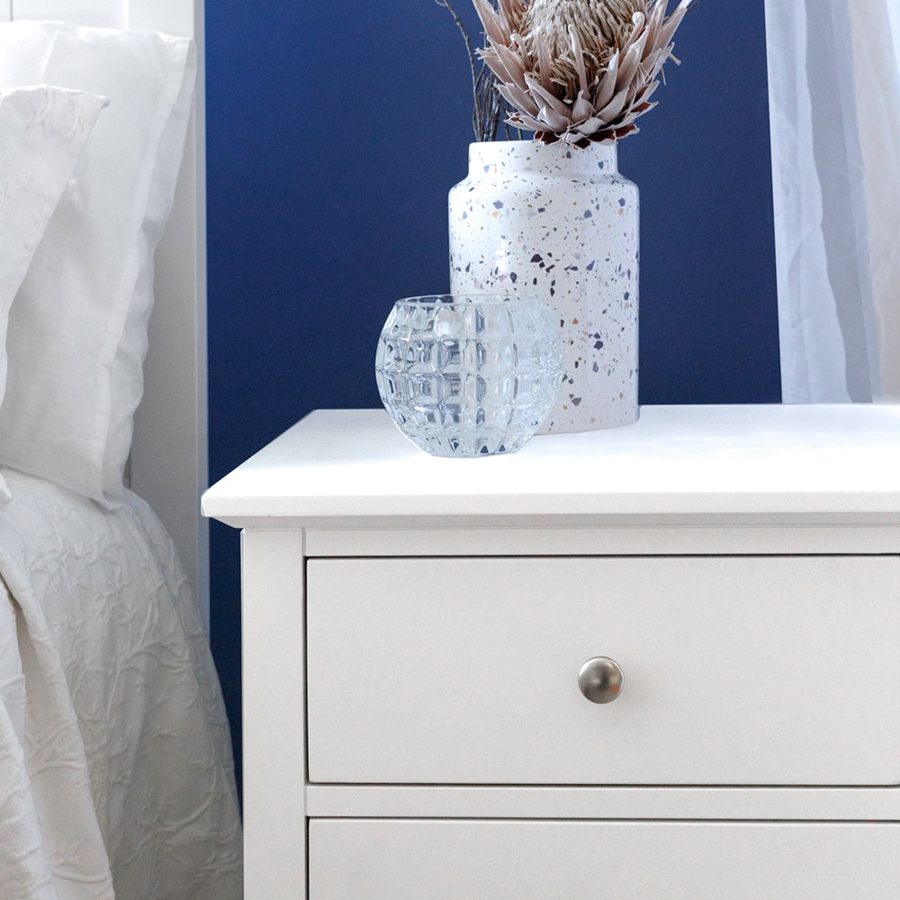 JESSICA 3 DRAWER BEDSIDE TABLE