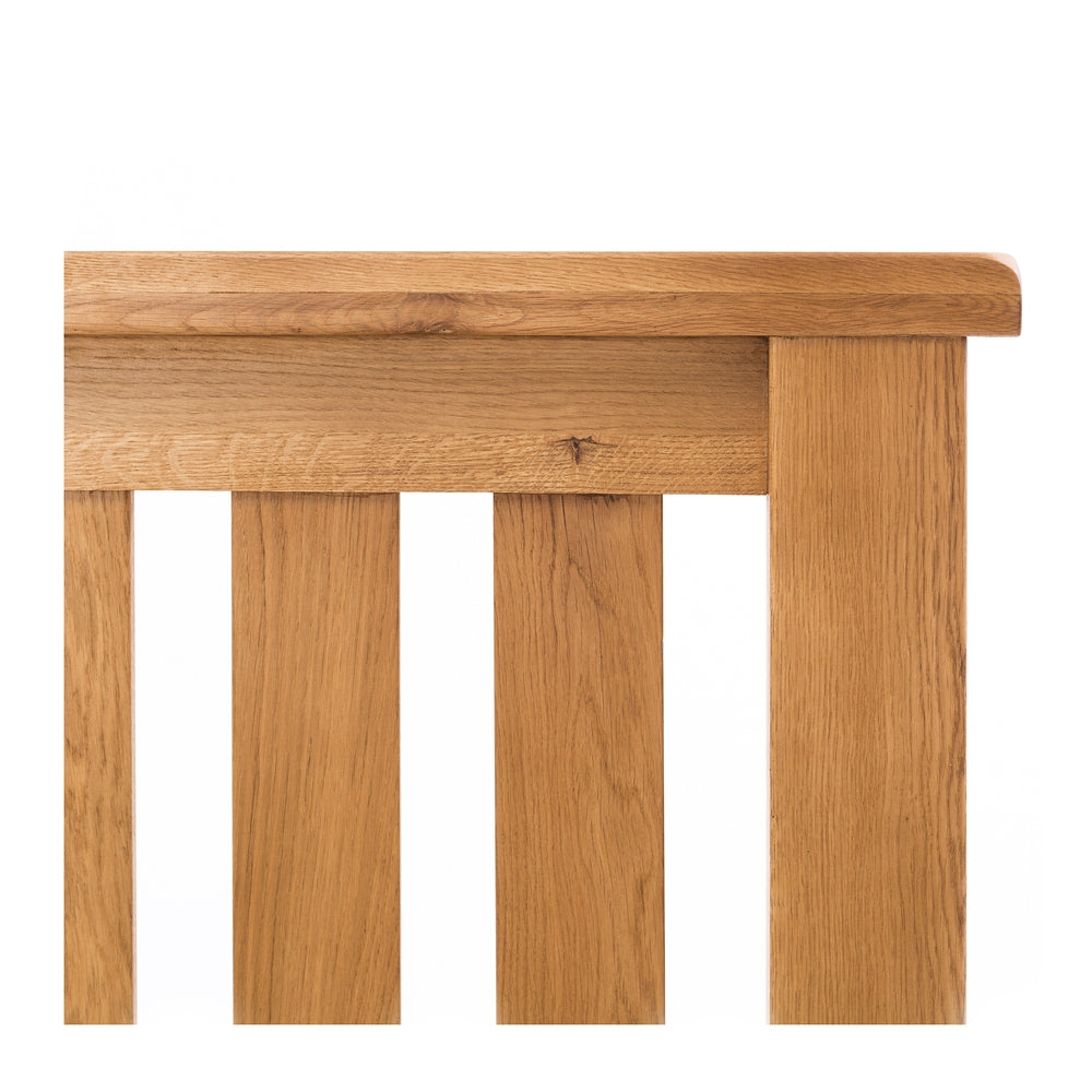 SALISBURY OAK QUEEN SLAT BED