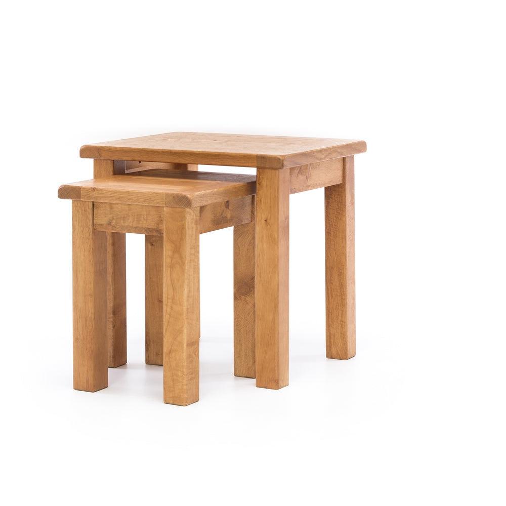 SALISBURY OAK NEST OF TABLES