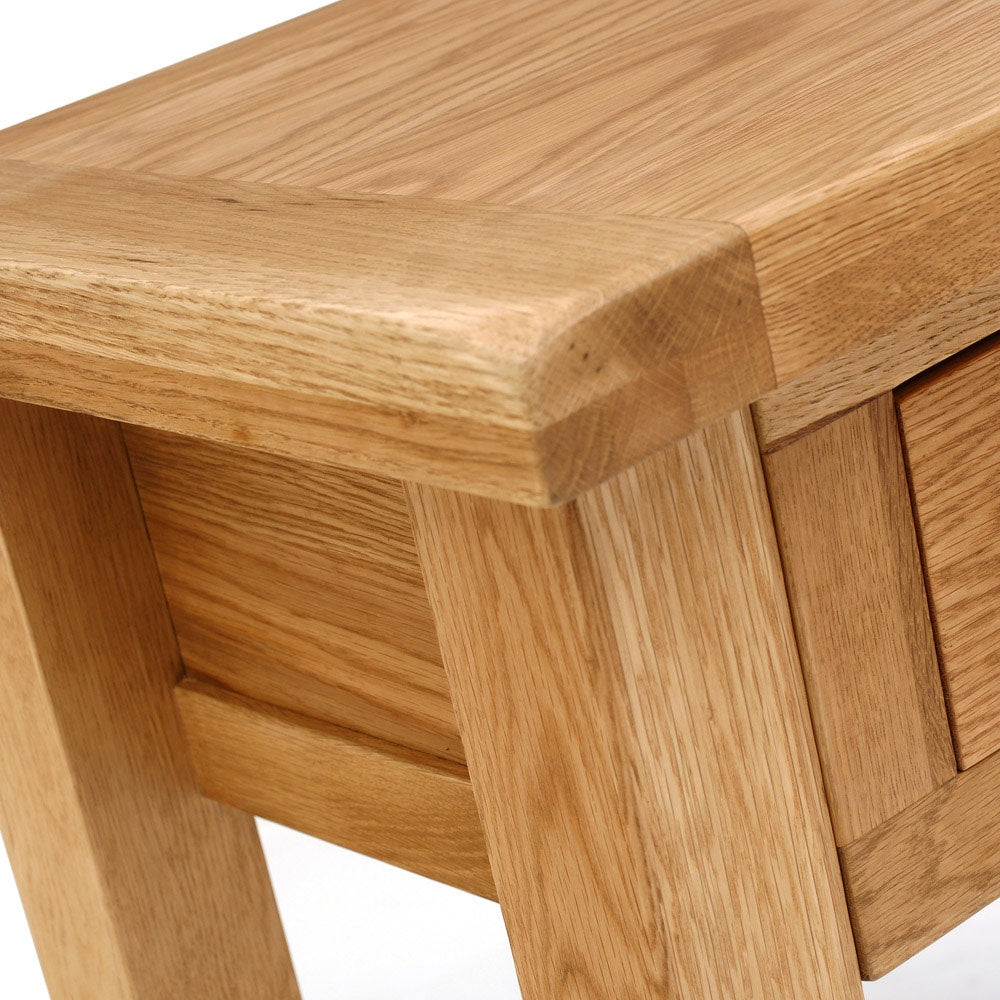 SALISBURY OAK 2 DRAWER HALL | CONSOLE TABLE