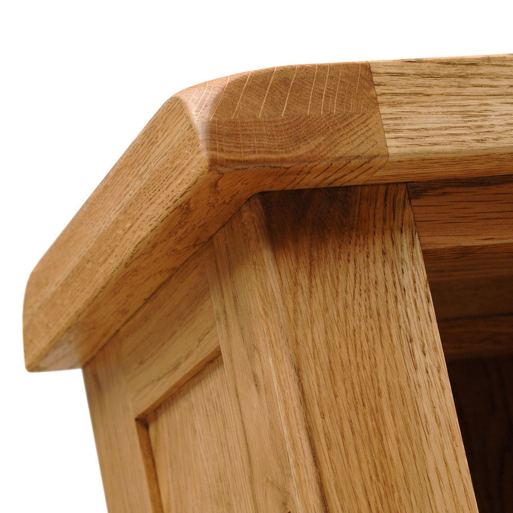 Salisbury Oak Slim Bookcase
