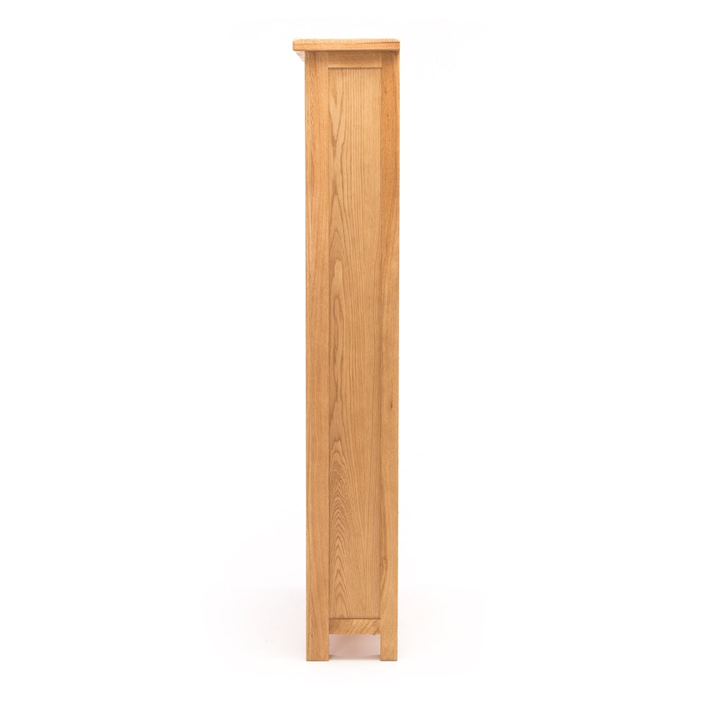 SALISBURY OAK SLIM BOOKCASE