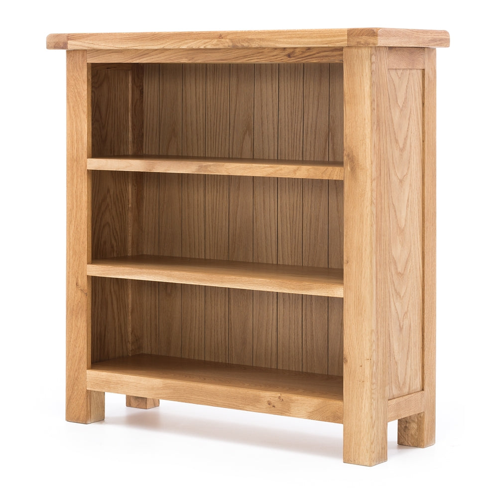 Salisbury Oak 900 Low Bookcase