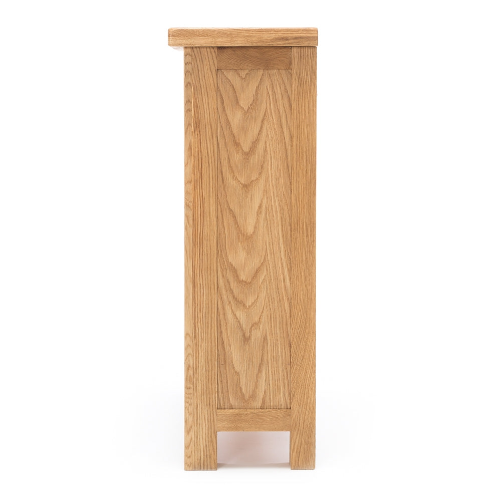Salisbury Oak 900 Low Bookcase