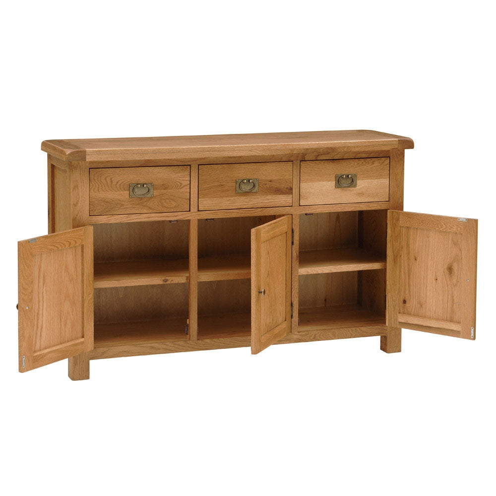 SALISBURY OAK 3 DOOR BUFFET | SIDEBOARD