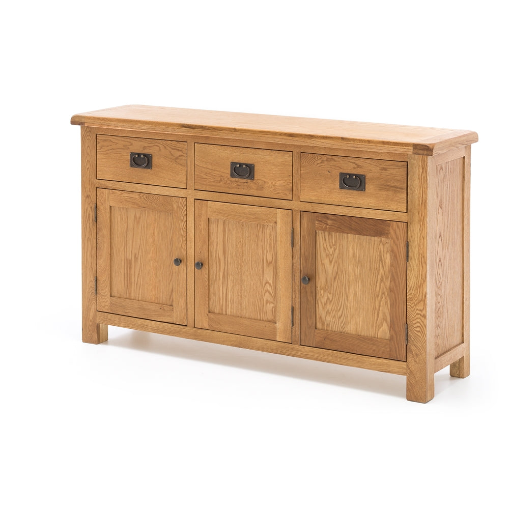 SALISBURY OAK 3 DOOR BUFFET | SIDEBOARD