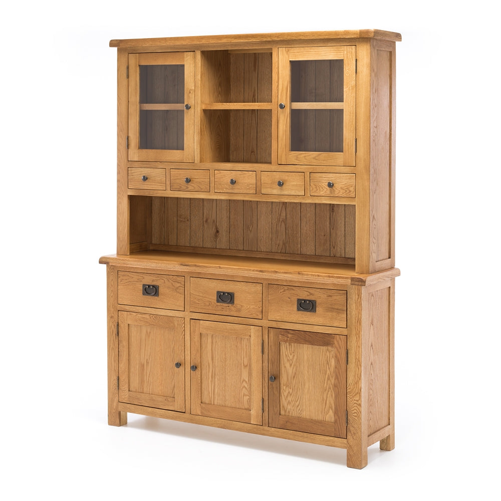SALISBURY OAK HUTCH DRESSER
