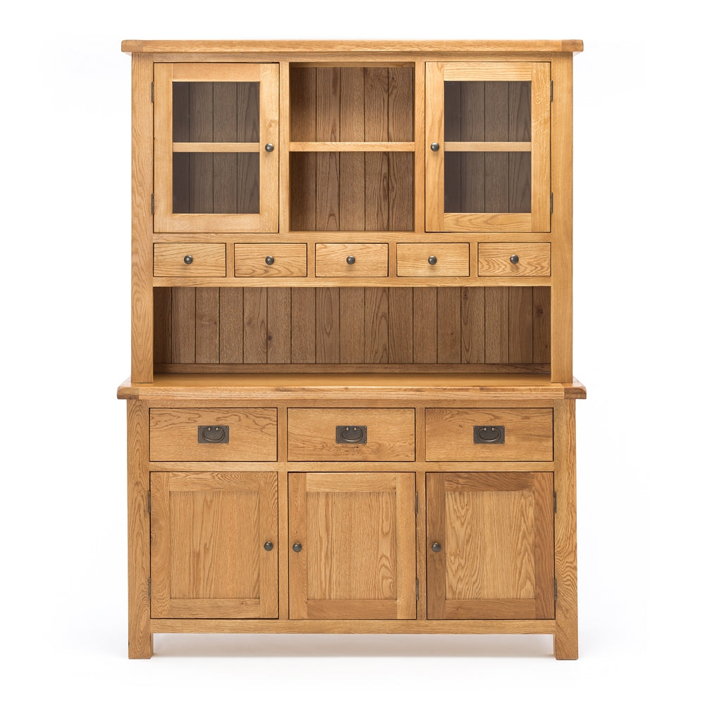 SALISBURY OAK HUTCH DRESSER