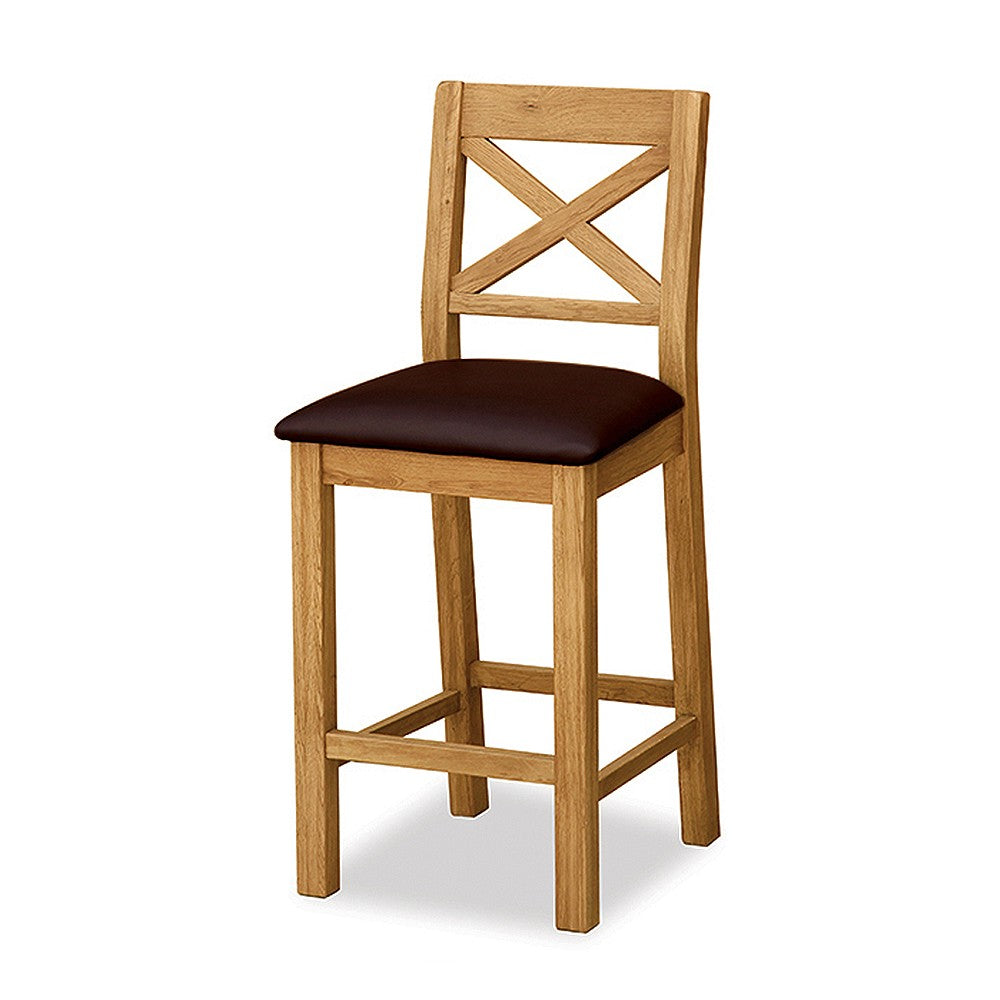 TUDOR BAR STOOL PADDED SEAT