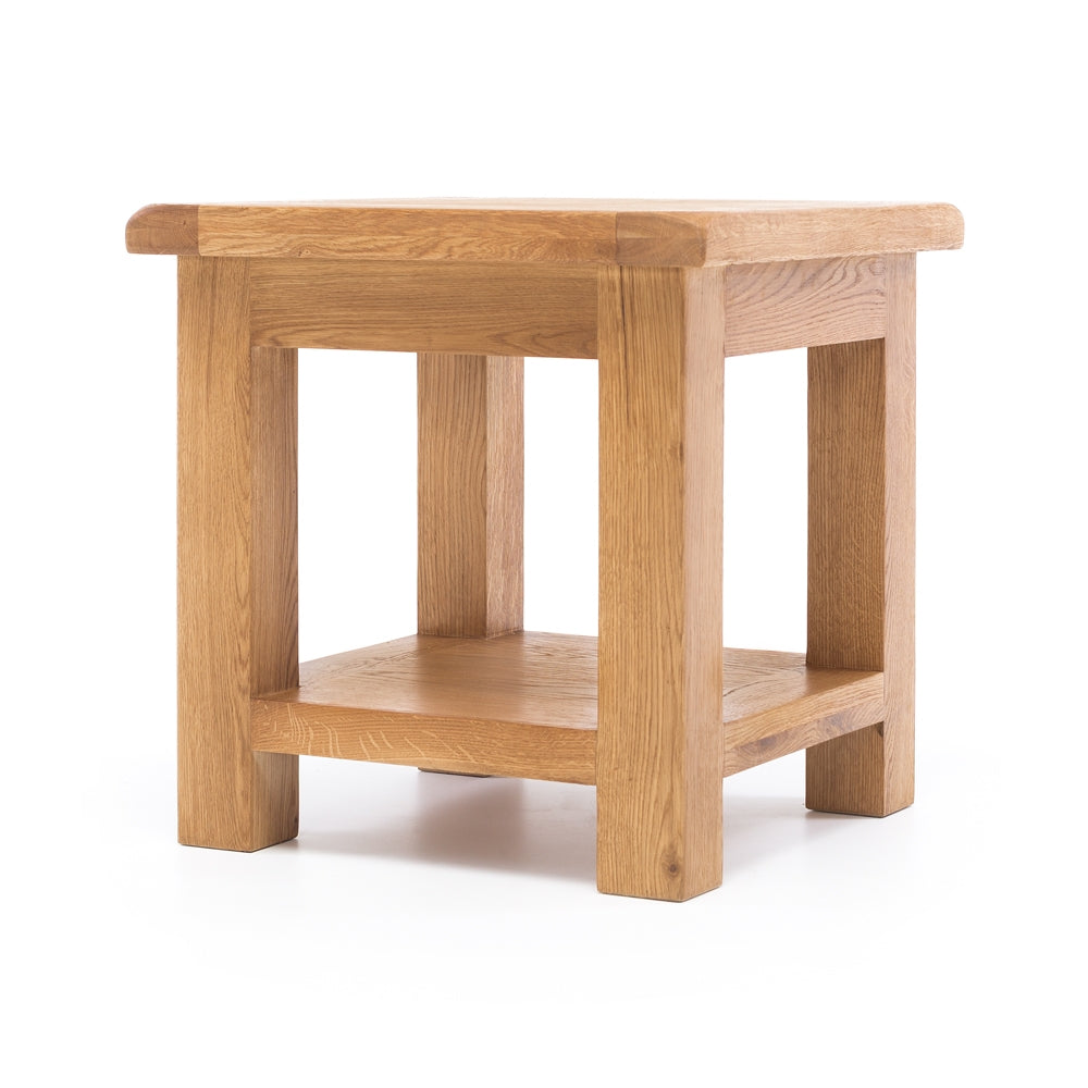 SALISBURY OAK LAMP TABLE
