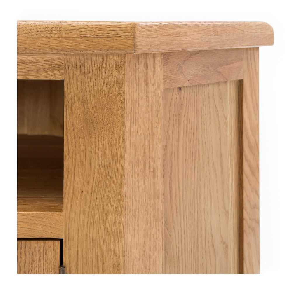 Salisbury Oak Corner Entertainment Unit