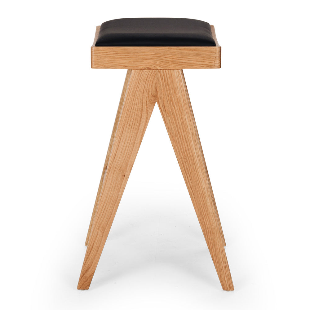 PALMA BARSTOOL | NATURAL OAK | PU SEAT