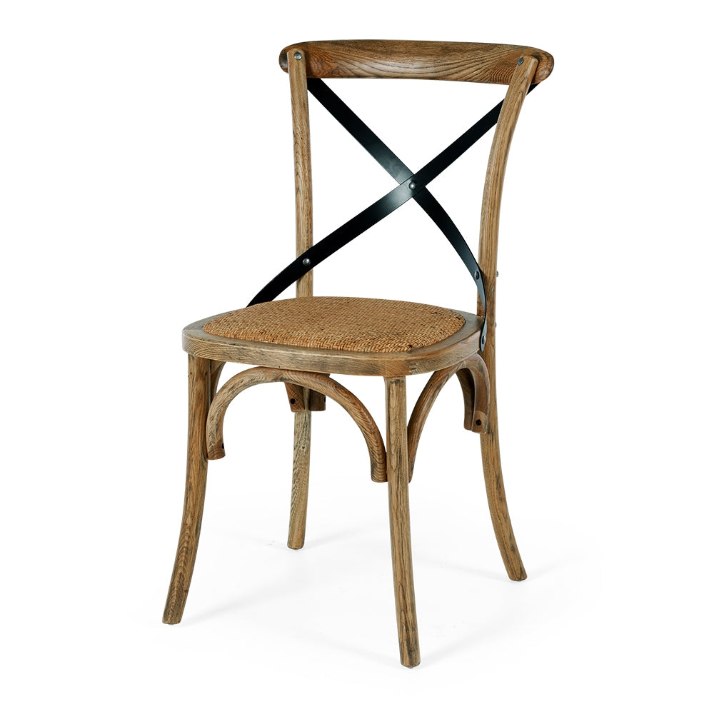 VILLA X-BACK CHAIR | FRAME SMOKED OAK