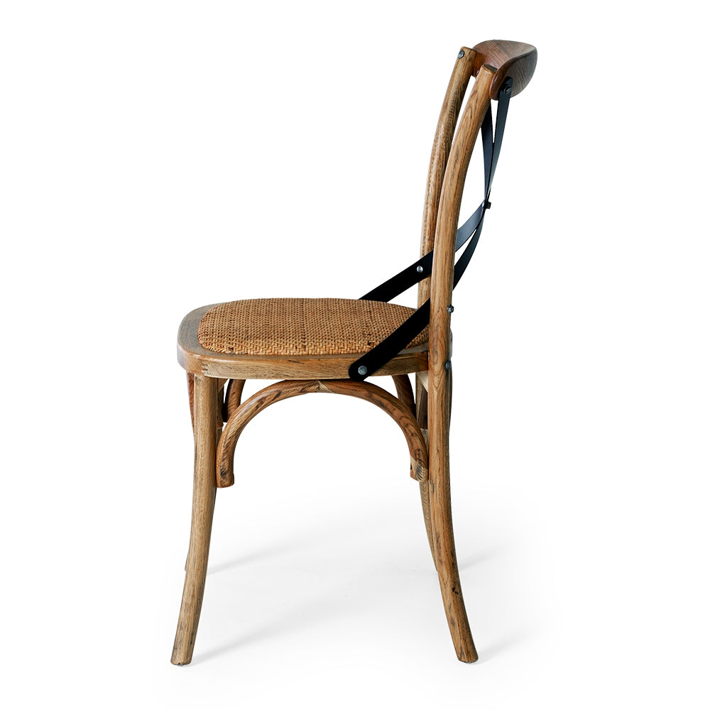VILLA X-BACK CHAIR | FRAME SMOKED OAK