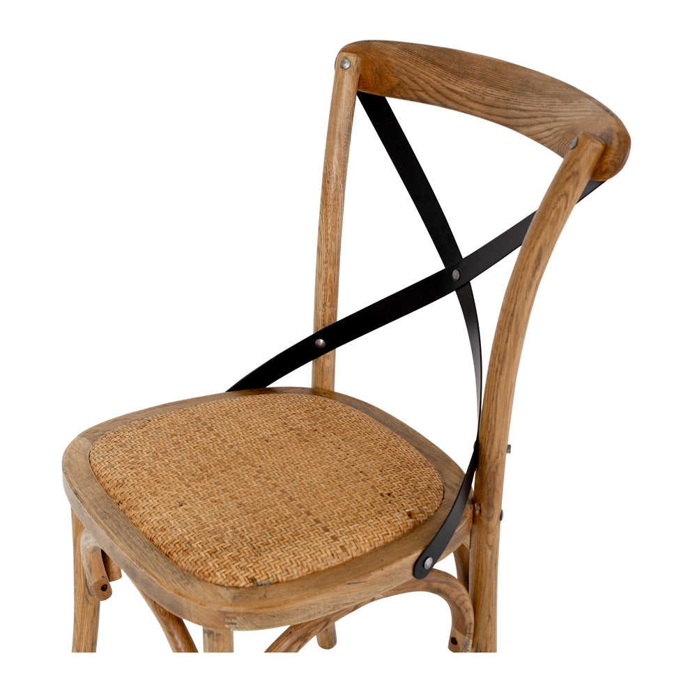 VILLA X-BACK CHAIR | FRAME SMOKED OAK