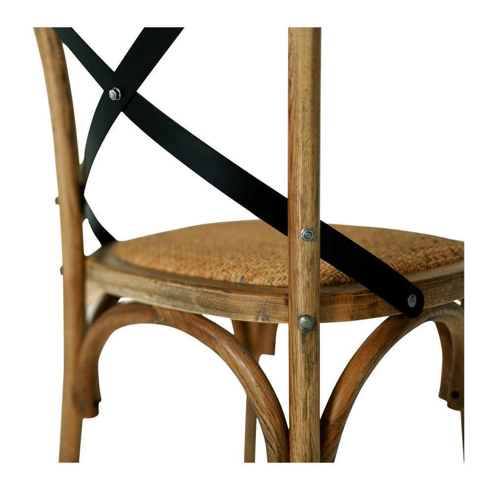 VILLA X-BACK CHAIR | FRAME SMOKED OAK