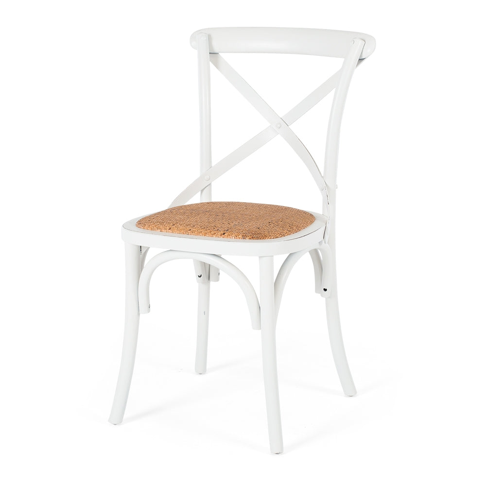 VILLA X-BACK CHAIR | AGED WHITE