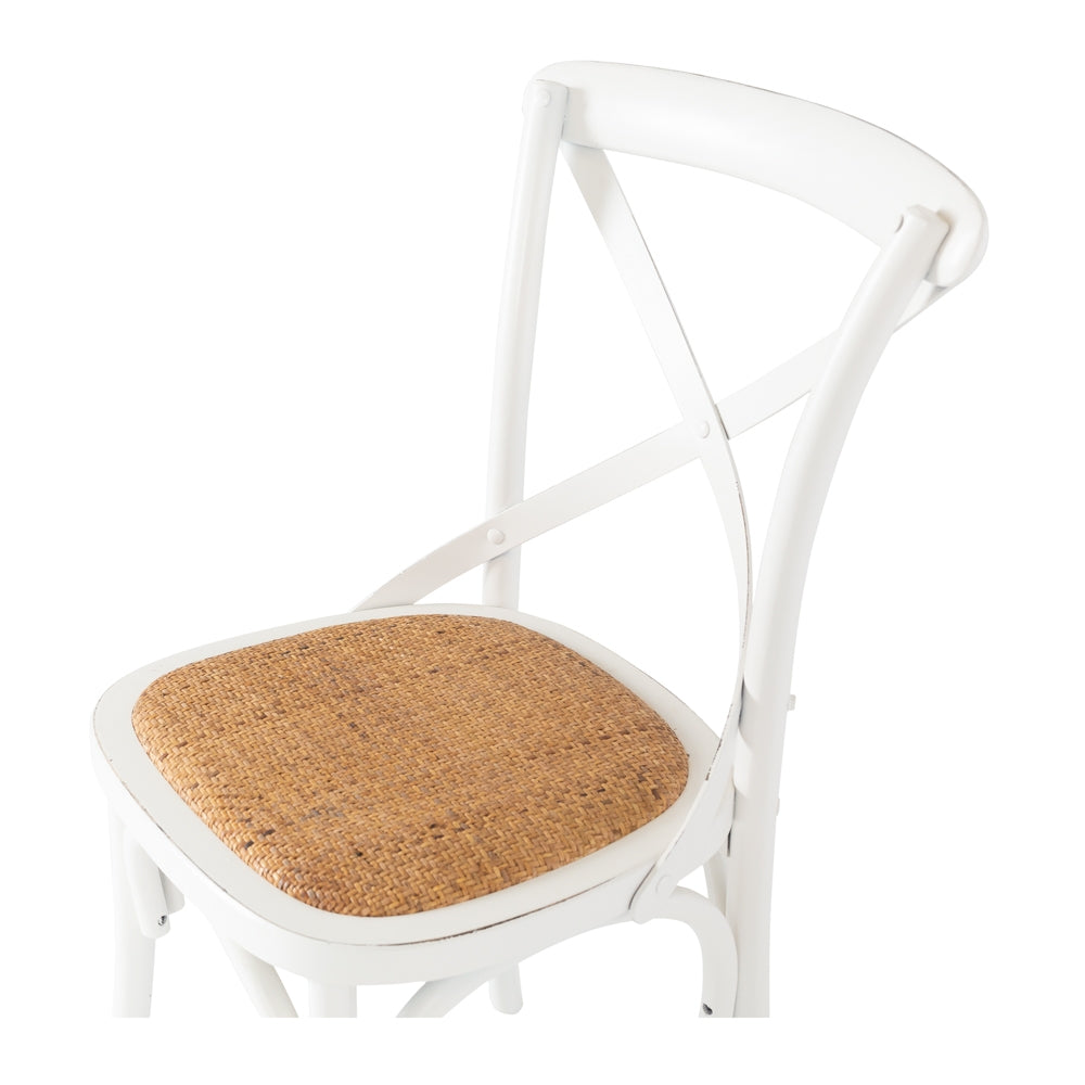 VILLA X-BACK CHAIR | AGED WHITE