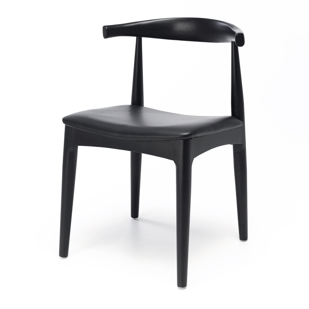 ELBOW DINING CHAIR | BLACK OAK