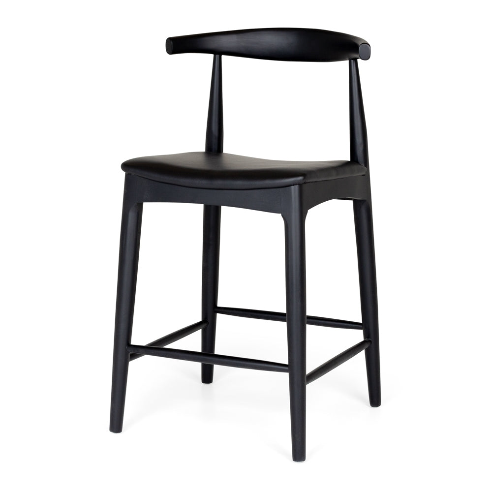 ELBOW BARSTOOL | BLACK OAK