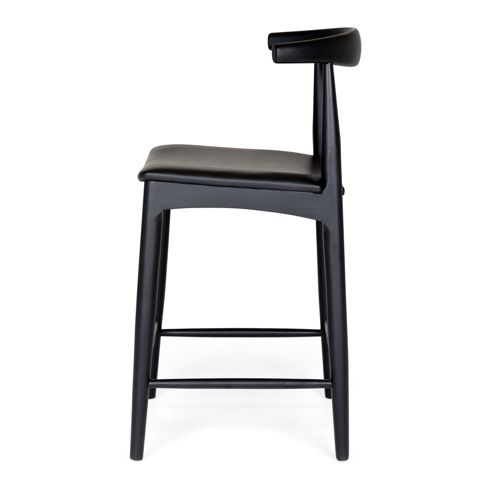 ELBOW BARSTOOL | BLACK OAK