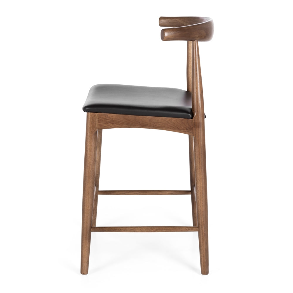 ELBOW BARSTOOL | DEEP OAK