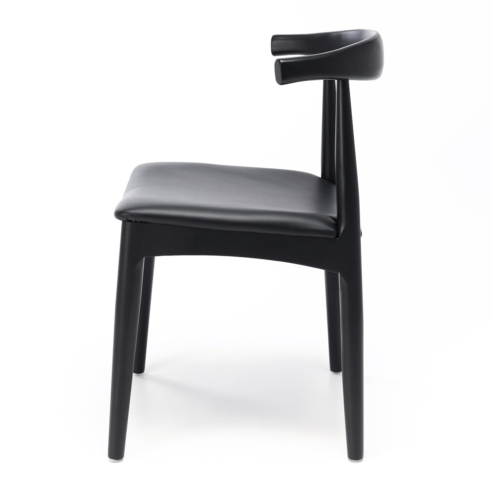 ELBOW DINING CHAIR | BLACK OAK