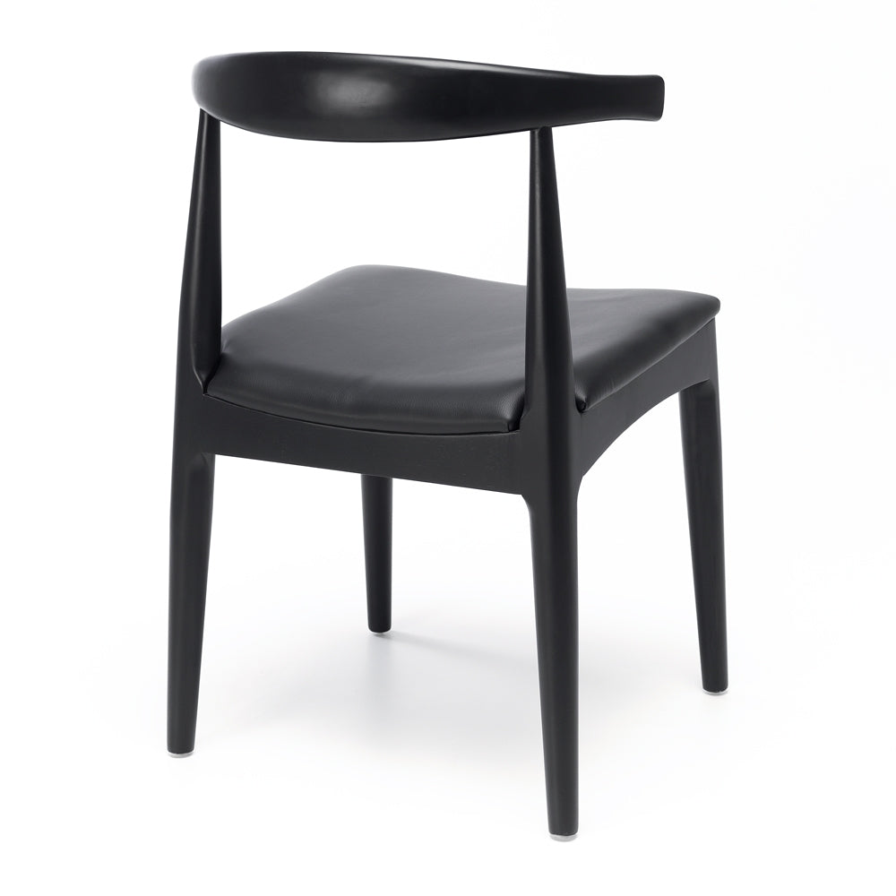 ELBOW DINING CHAIR | BLACK OAK