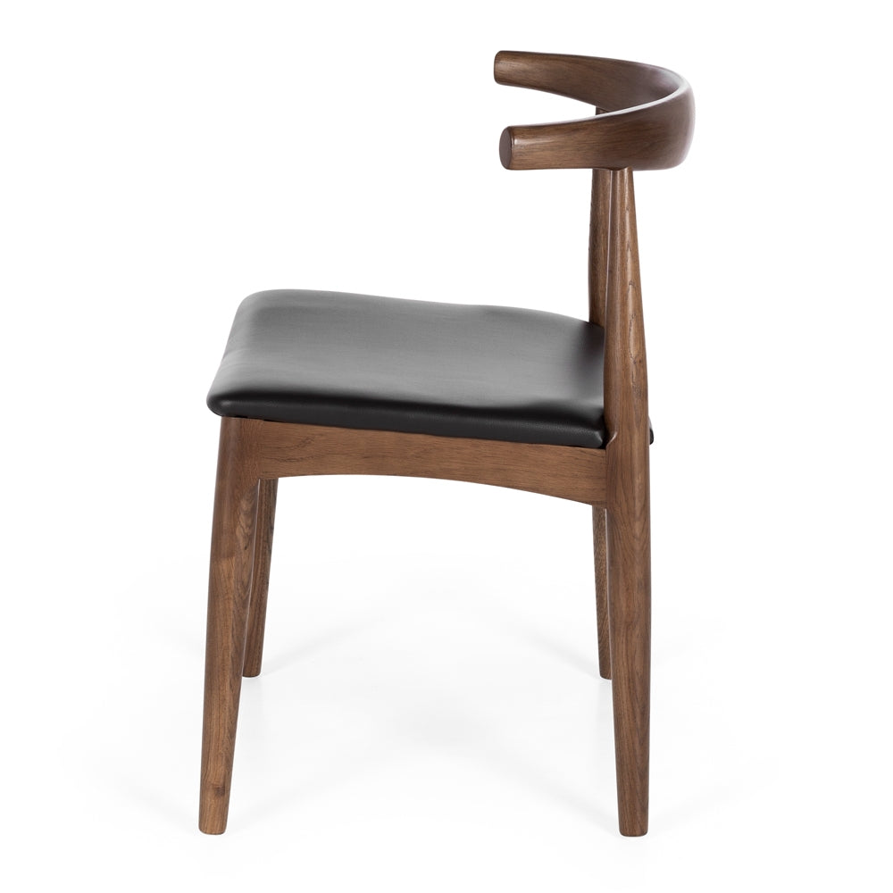 ELBOW DINING CHAIR | DEEP OAK