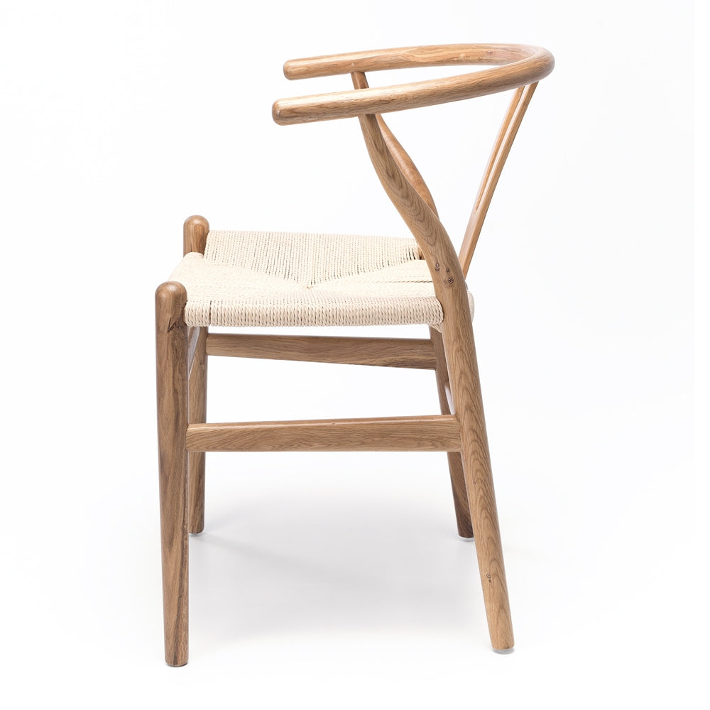 WISHBONE SOLID OAK CHAIR | NATURAL