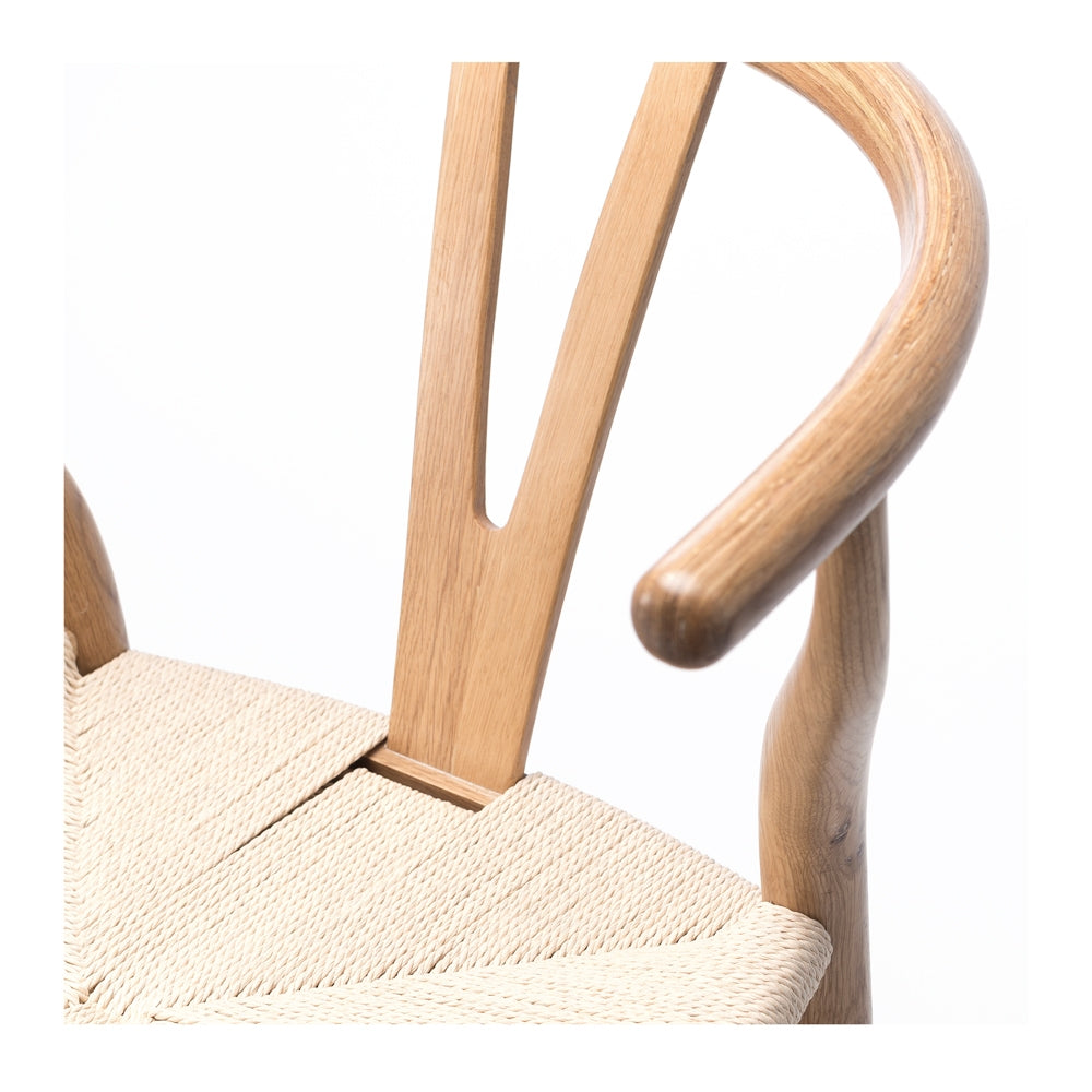 WISHBONE SOLID OAK CHAIR | NATURAL