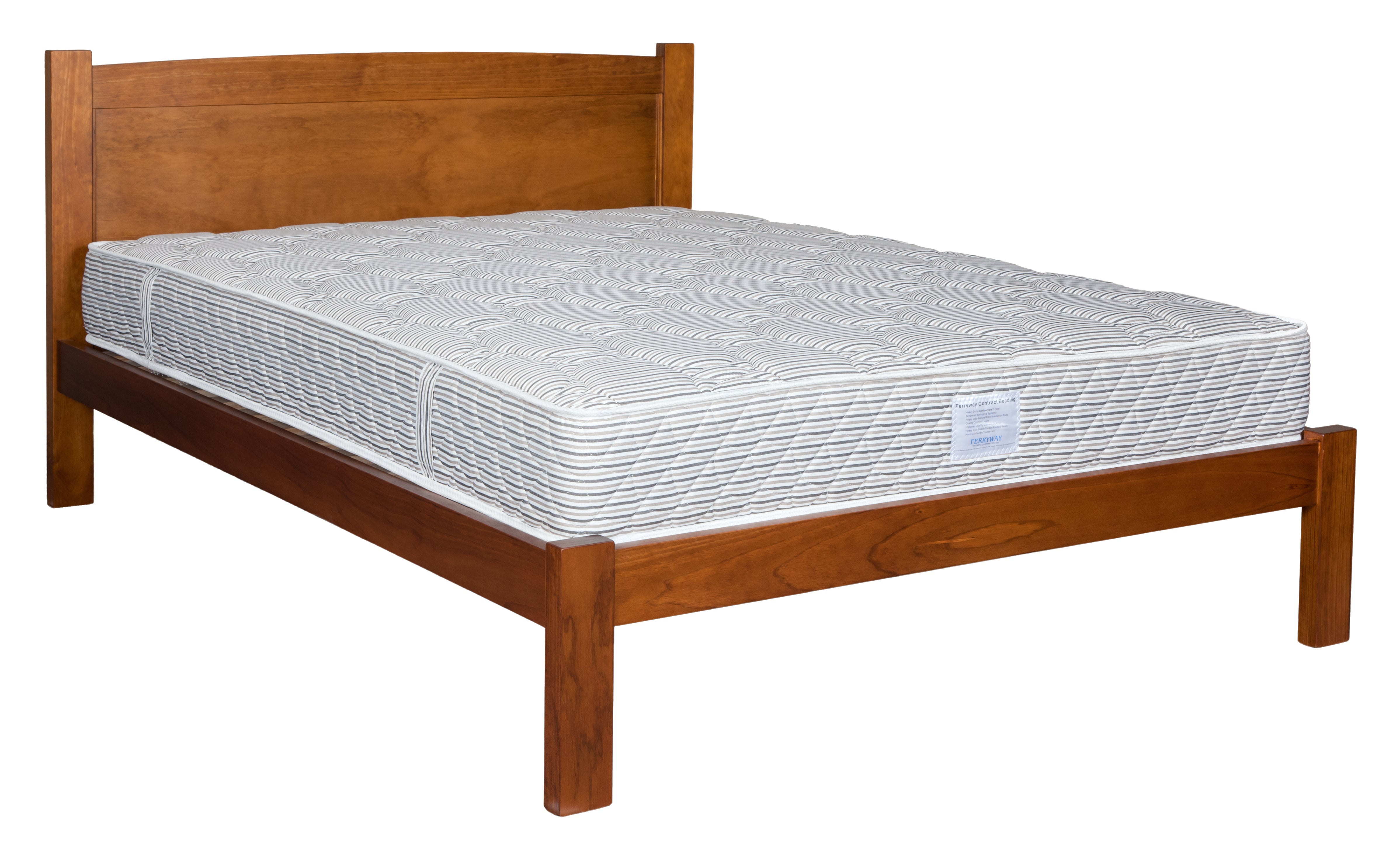 Hugo Panel Low-Foot Slat Bed | NZ Made