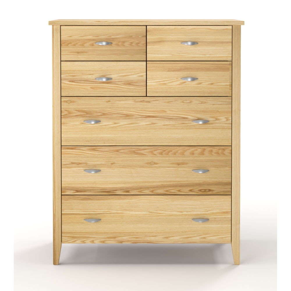 Ivydale Ash 7 Drawer Tallboy | NZ Made