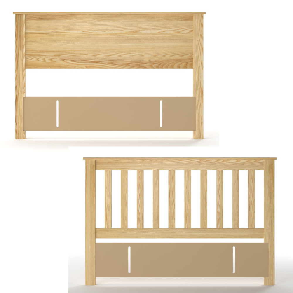 IVYDALE PANEL OR SLATTED HEADBOARD | PINE OR AMERICAN ASH | ALL SIZES |NZ MADE