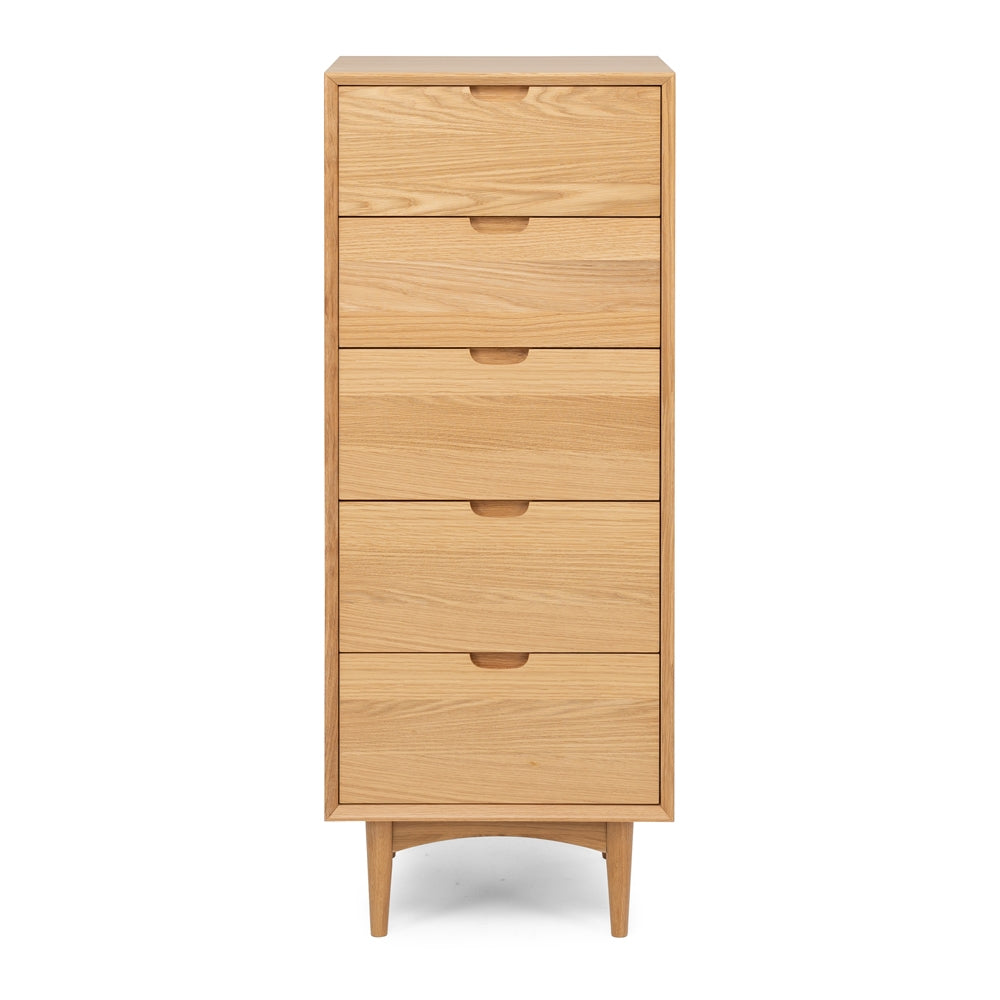 OSLO 5 DRAWER TALLBOY